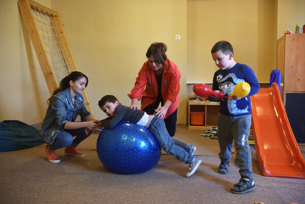 Training section at Tbilisi day center